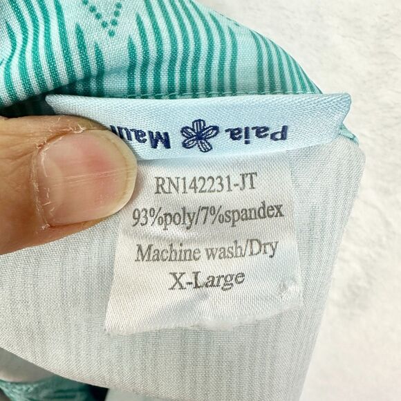 RipSkirt Wrap Skirt Size XL Length 1 Teal West End Sea Glass 16-18 Coverup Swim - Picture 4 of 4